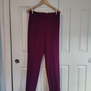 Ann Taylor Purple Structured Trousers